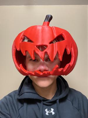 Pumpkin Helmet (Halloween Costume)