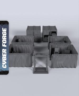 Reanimation Terrain - With Free Cyberpunk  - Sci-Fi Gift Ideas for RPG and Wargamers