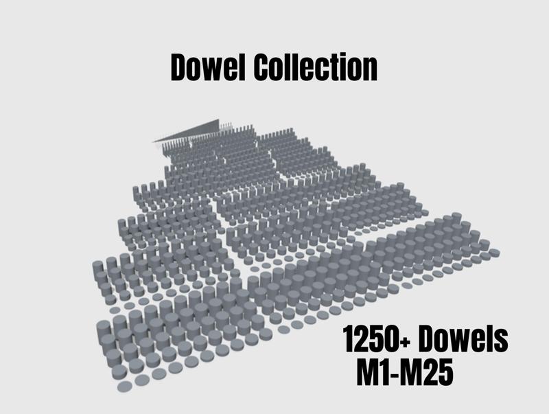 Dowels 3d printable