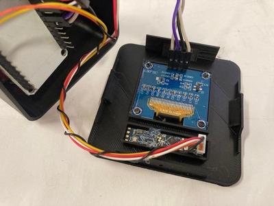 ESP32 enclosure with OLED SH1106 and LD2410B