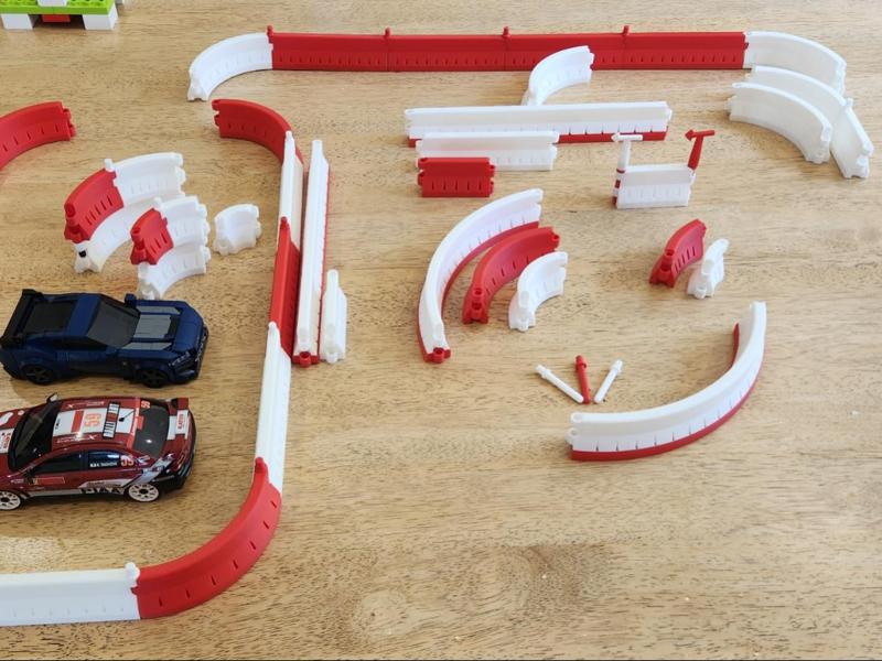 Car Barriers, Mini Z, Model Race Track -Updated