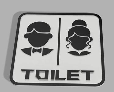 Toilet Sign
