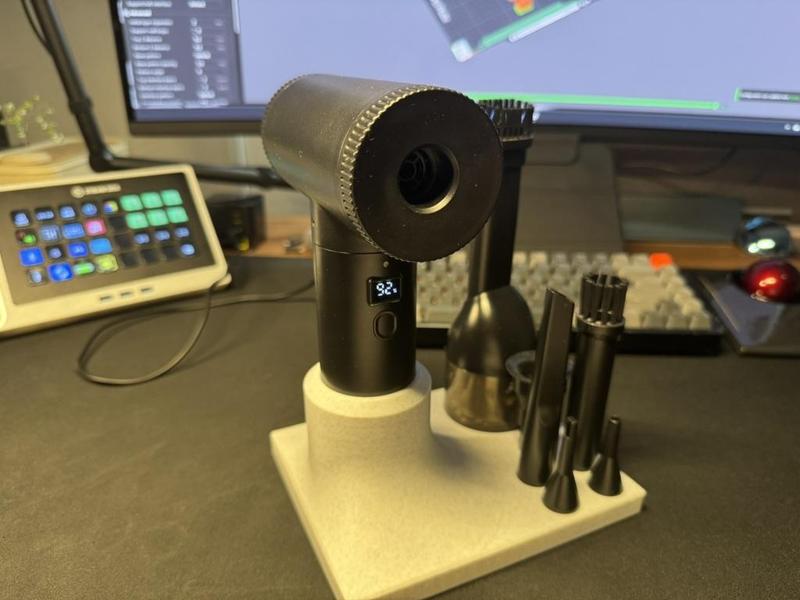 Air Duster charging and accessories dock