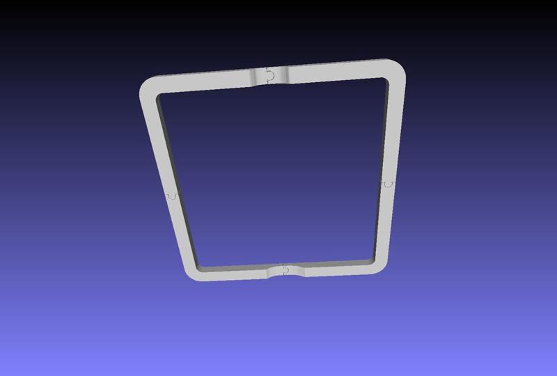 Mercedes Sprinter 907 910 VS30 roof adapter for 280x280 roof window