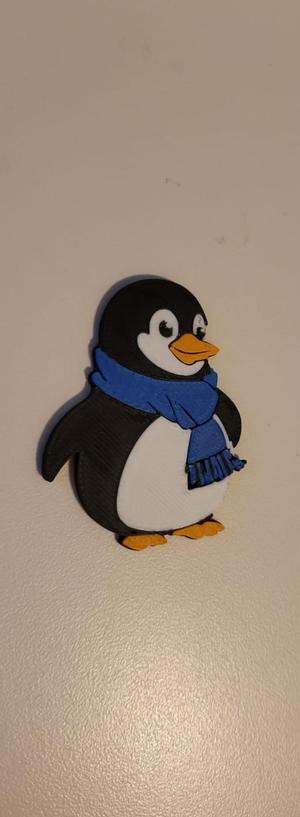 Penguin with Scarf, Key ring, cute