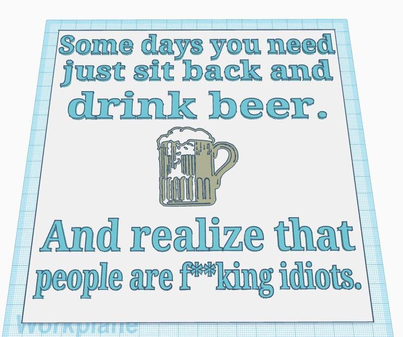 People Are Idiots Sign