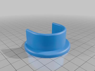 Shower rod curtain holder