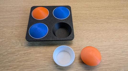 Muffin tray toy 