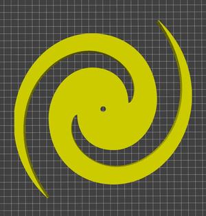 Victor Spiral Clock