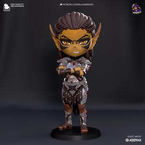 Chibi Judgemental Warrior | 101mm