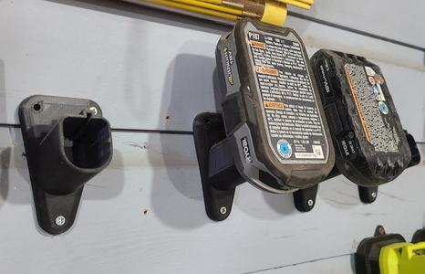 Ryobi 18v Battery Holder Wall Mounted