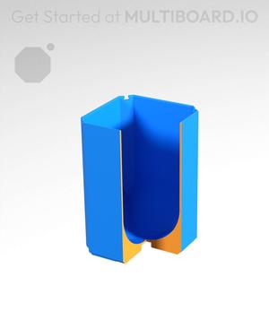 1x1x1.5 - Full Curved Bin - Multibin Insert