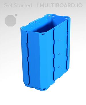 1x2x2 - Full Multipoint Rail - Multibin Shell