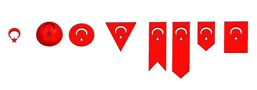 Turkish Flag.stl