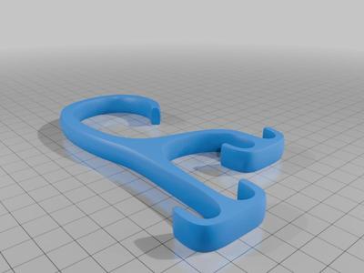 Flat sided belt hanger