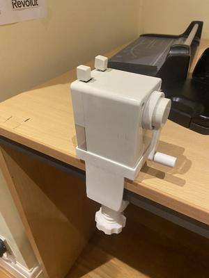 MUJI Mechanical Pencil Sharpener Vice Desk Organiser Holder