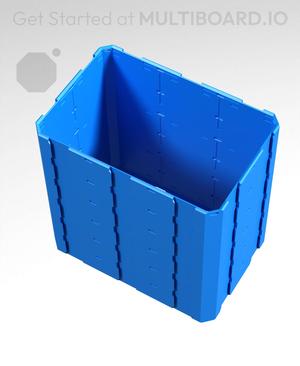 3x2x3 - Full Multipoint Rail - Universal Click-In Multibin Shell Extension