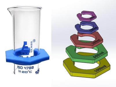 #0155 Graduated Cylinder Protective Collar [5 sizes]