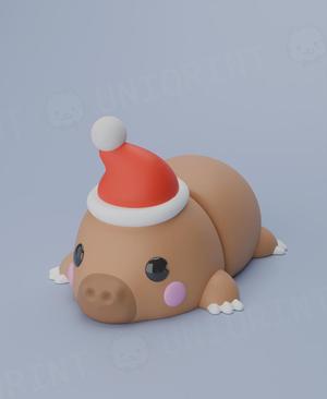 Flexi Mole Xmas Keychain (Limited Time Free)
