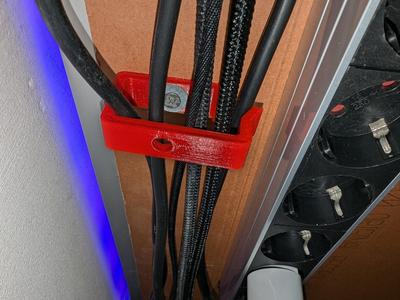Under desk simple Cable manager