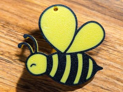 Bee Multicolour Keyring