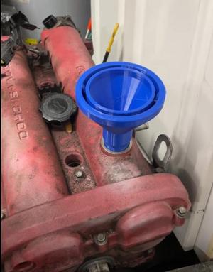 Mx5 Vented Funnel - now easier to print - no supports needed!