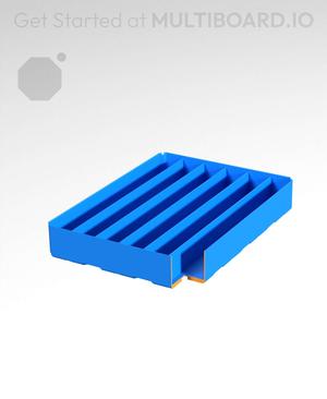 3x4x0.75 - Double Divided Bin - Multibin Insert