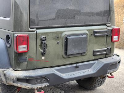 Wrangler JK License plate delete plug