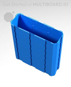 3x1x3.5 - Full Multipoint Rail - Pop-In Multibin Shell Extension