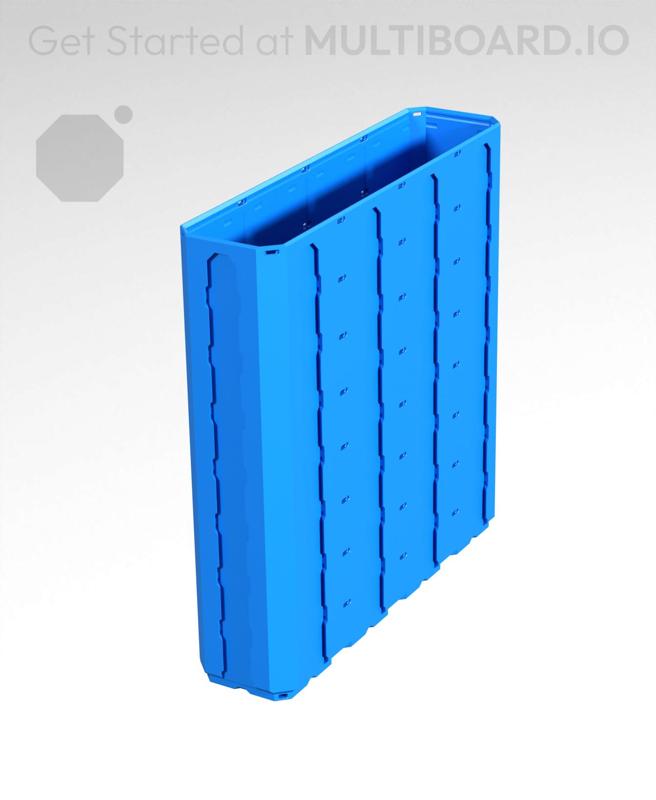 1x4x4 - Topped Multipoint Rail - Multibin Shell