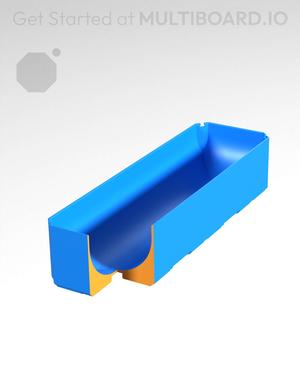 1x3x0.75 - Full Curved Bin - Multibin Insert
