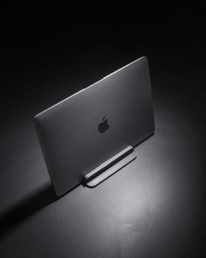 Vertical Laptop Stand – Minimalist and Durable