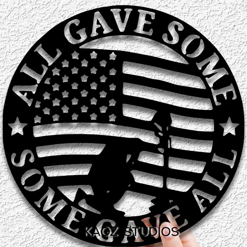 all gave some some gave all wall art military wall decor honor decoration