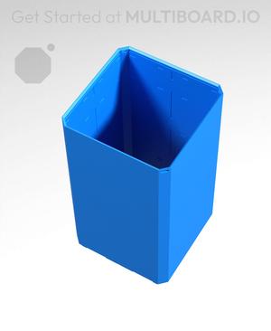 2x2x3.5 - Simple Walls - Standard Click-In Multibin Shell Extension