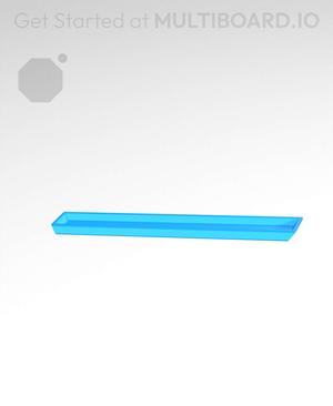 4x0.5 Spacer - Simple Drawer Stacking Plate