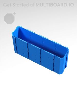 4x1x2 - Full Multipoint Rail - Universal Click-In Multibin Shell Extension