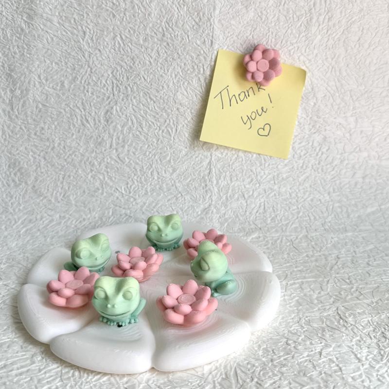 Magnets Frog and Water Lilies