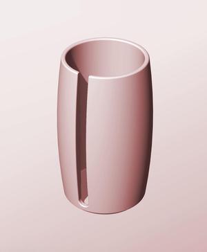 CR68-140-S Stackable slotted bin box module for creative decor