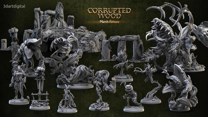 3dartdigital - March Release - Corrupted Wood