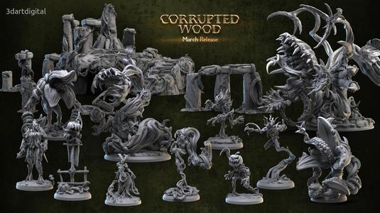 3dartdigital - March Release - Corrupted Wood