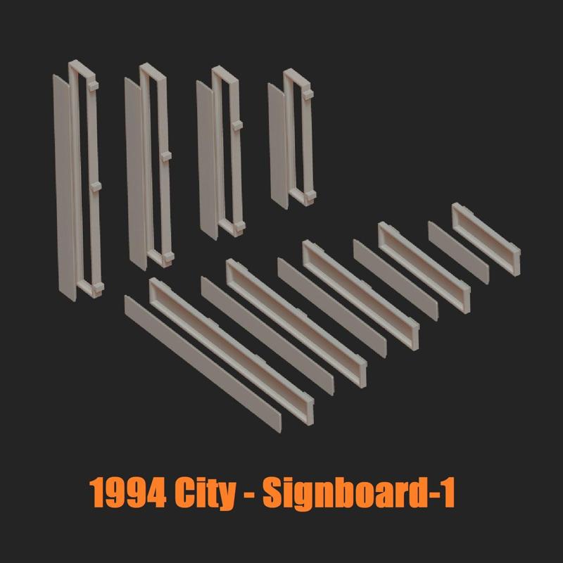 1994 City - Signboard kit