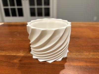 Modern Artistic Spiral Bowl and Cup