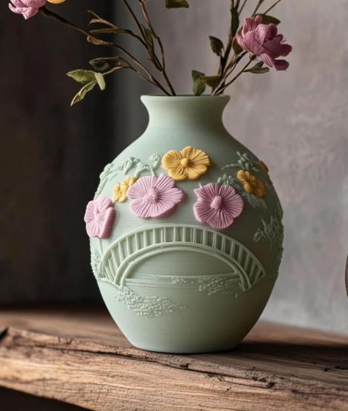 Walk the Path of Beauty – Floral Pathway Vase
