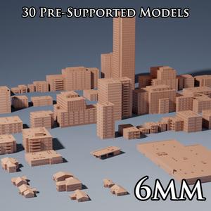 6mm Modern City