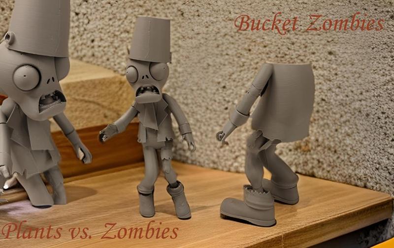 Halloween Iron Bucket Zombies
