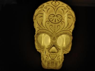 Halloween Skull Tea Lamp