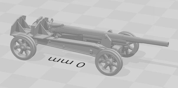 Canon de 155 GPF (Limbered)