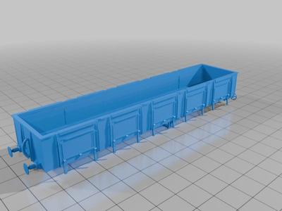 Tasmanian Government Railways 30 ton open bogie 10 doors HOn3.5