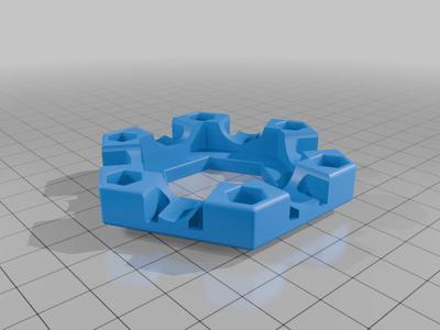 My Customized Gravitrax compatible basic tile with six exits