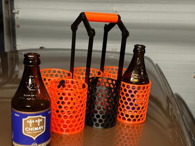 Belgian abbey beer crate